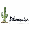 Phoenix with Cactus - Small
