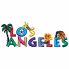 Los Angeles with Symbols - Large