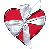 Heart Applique with Ribbon