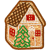 Gingerbread House, appliqué