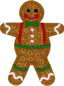 Gingerbread Guy with Shorts