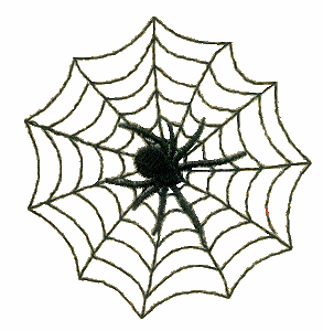 Spider Web Embroidery Design by Dixie Designs