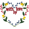 Label: With Love by Wispy Floral Heart