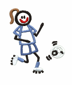 Soccer Stick Girl