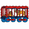 Lion Toy Train Car