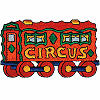 Circus Toy Train Car