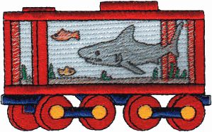 Aquarium Toy Train Car
