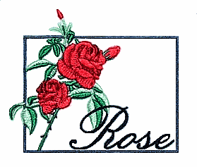 Framed Rose