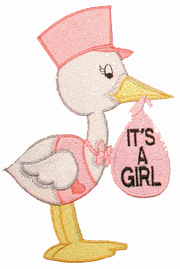 Stork announcement - It's a Girl