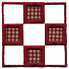 Nine Patch Quilt Square Appliqué