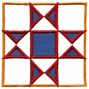 Variable Star Quilt Square