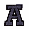 Small Varsity 2 Color Letter A