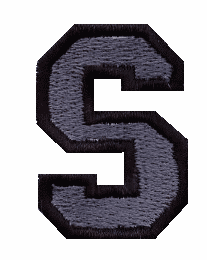 Small Varsity 2 Color Letter S
