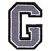 Small Varsity 3 Color Letter G