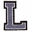 Small Varsity 3 Color Letter L