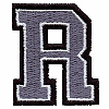 Small Varsity 3 Color Letter R