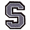 Small Varsity 3 Color Letter S