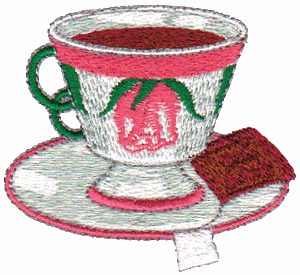 Cup & Saucer w/Teabag