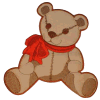 Appliqué Teddy Bear, smaller