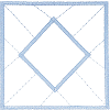 Quilt Square with Diamond Center