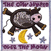 The Cow Jumped Over the Moon Appliqué