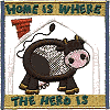 Home is Where the Herd Is Appliqué