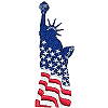 Patriotic Statue of Liberty