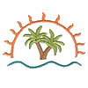 Palms in Sun Border
