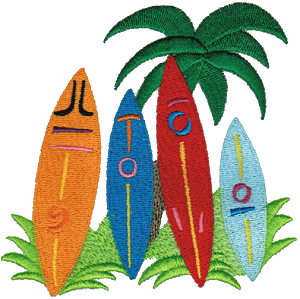 Four Surfboards