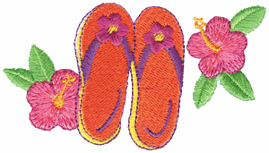 Hibiscus Sandals