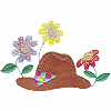 Cowboy Hat w/Flowers