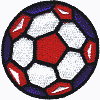 Red, White & Blue Soccer Ball