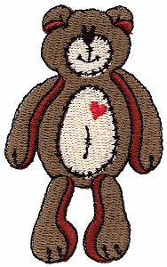 Standing Teddy w/ Heart