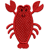 Lyle the Lobster Appliqué