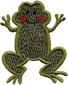 Frank the Frog Appliqué