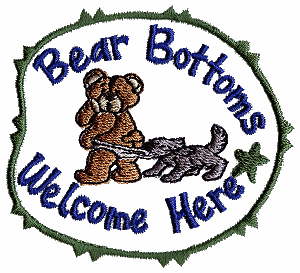 "Bear Bottoms Welcome Here"