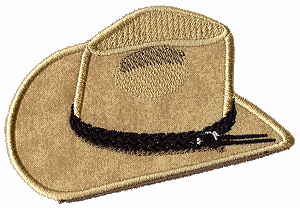 Cowboy Hat Appliqué