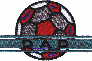 Dad Soccer Banner