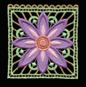 Square Floral Lace 2, middle