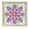 Square Floral Lace 2, runner end
