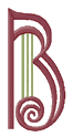Romanesque 3 Letter B, Smaller