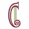 Romanesque 3 Letter C, Smaller