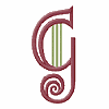 Romanesque 3 Letter G, Smaller