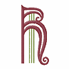 Romanesque 3 Letter H, Smaller
