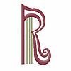 Romanesque 3 Letter R, Smaller