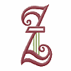 Romanesque 3 Letter Z, Smaller