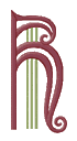 Romanesque 3 Letter H, Larger