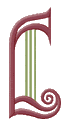 Romanesque 3 Letter L, Larger