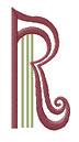 Romanesque 3 Letter R, Larger