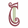 Romanesque 3 Letter T, Larger